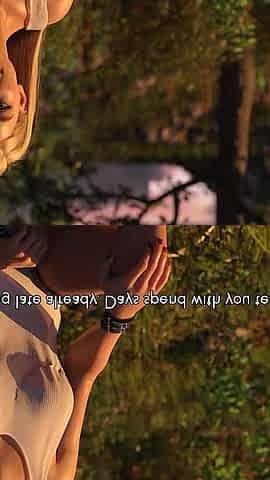 Fates Determination: Hot Blonde Girl, POV Blowjob in the Woods - Episode 1