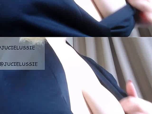 Sucking the Dildo and Jerking It off with My Tits