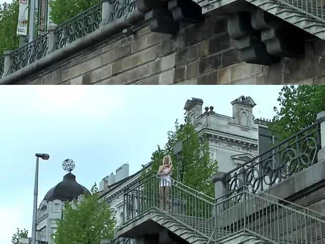Petite blonde teen knows how to jerk to pleasure a dude
