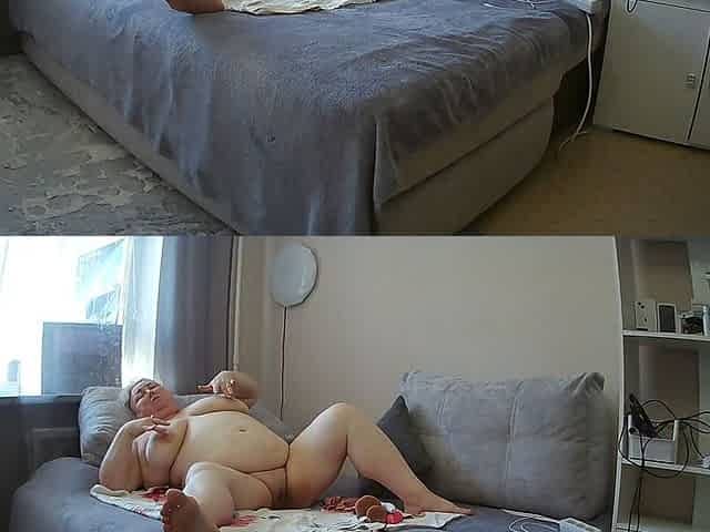 Mother-in-law Showed Her Huge Tits, Hairy Pussy and Ass