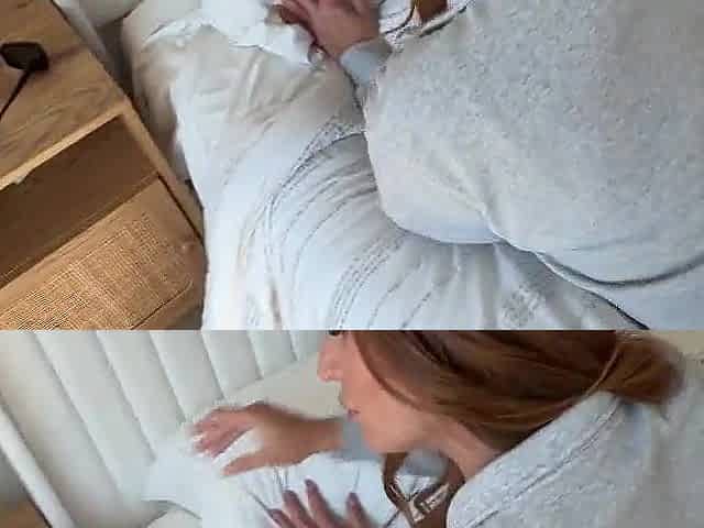Stripped Massage With Ideal Step Mommy