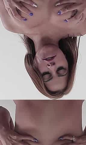 Brunette Teen in Hot Blowjob and Footjob!