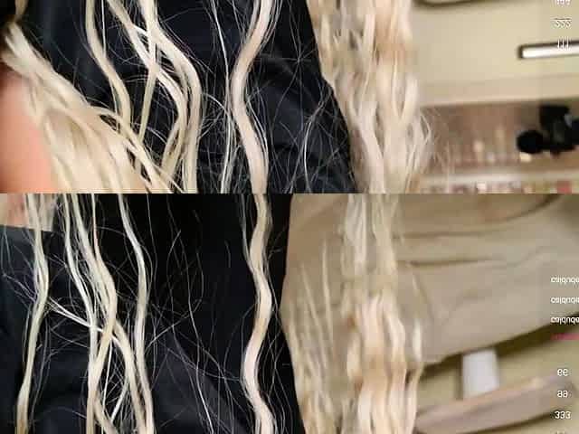 Fiery mature amateur busty blonde solo pussy toying
