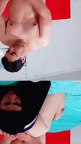 A Hot Ass Girl with Hijab Fucking