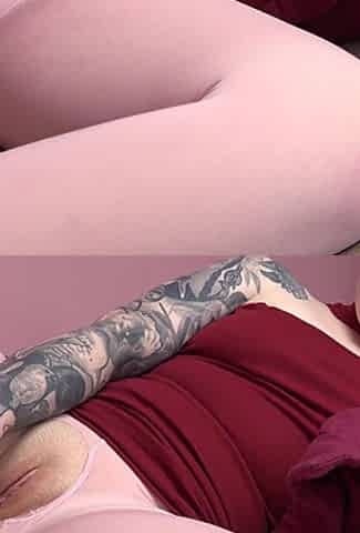 Allison Bloom Fucks Herself with a Glass Dildo