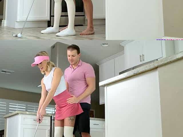 Step Siblings Caught-Step Bro Gets A Hole In One