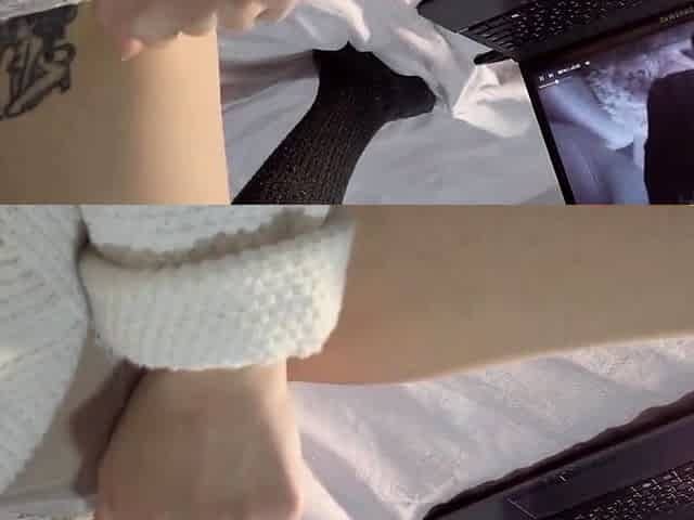 Russian Solo Female Masturbates to Orgasm on Webcam