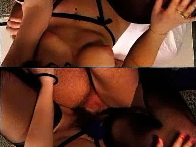 Blonde With Natural Big Boobs Loves Putting A Toy In Her