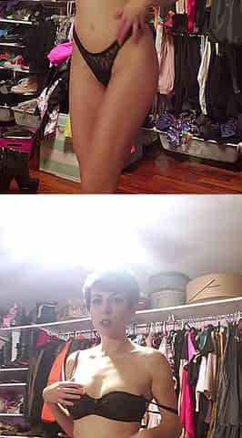 Curly Blonde Teen Records Solo Dildo Masturbation More at