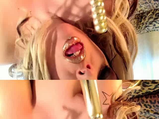 Busty Blonde Golden Touch