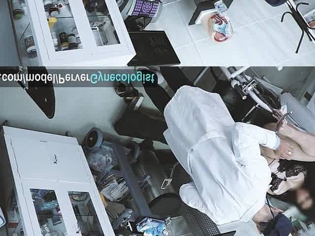 Very lewd gynecologist breaks his patient's booty and cums inside him