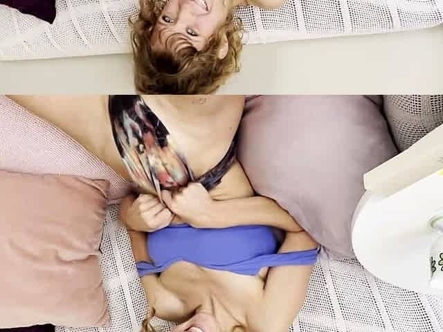 Young amateur teen in solo masturbation getting kinky