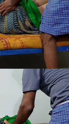 A Stepmother Wearing a Saree She Was Hide Watching Me Masturbating While Watching Porn Video