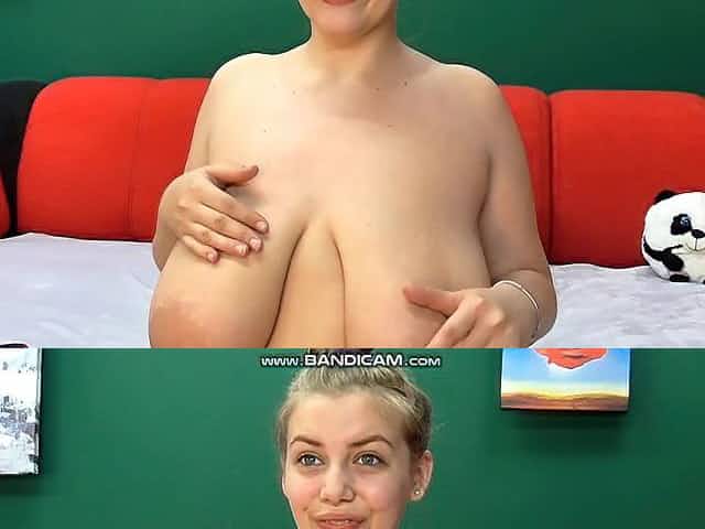 so thick so sexy - chubby PAWG babe with monster tits