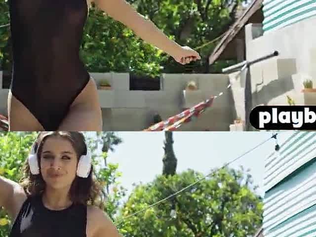 Lovely chick Uma Jolie excitement posing and exposing marvelous natural body
