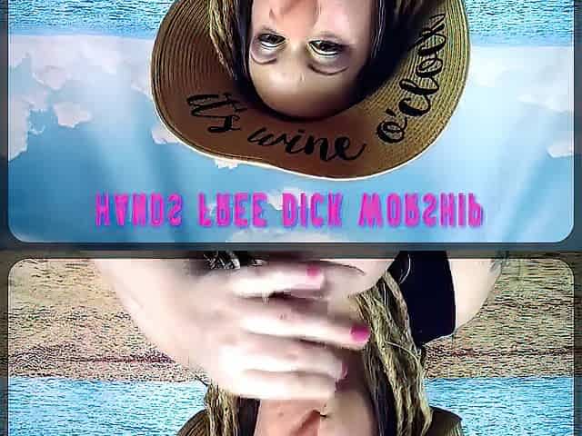 Hands free rod worship Camp Sissy Boi version