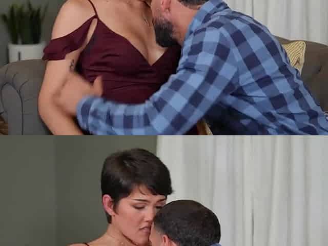 Ricky Larkin drills Daisy Taylors merry litle butt raw