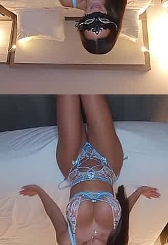 Big Tit Brunette Fucked on Hotel Bed