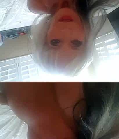 Amateur blond girl with big boobs getting fucked