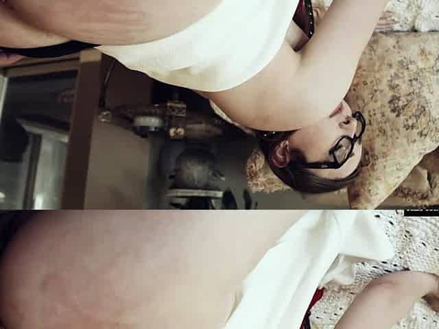 Amateur Curvy Girl Blowjob and Cum on Face and Big Boobs
