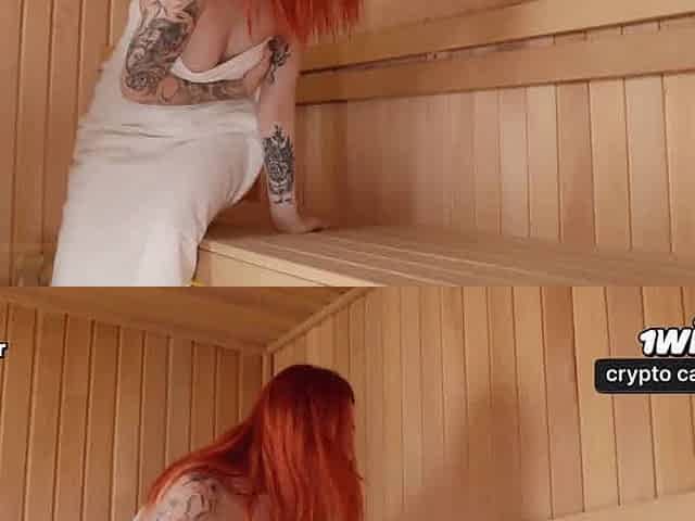 Stepson sneaks into stepmom's sauna fuckfest - hottest XXX porn!