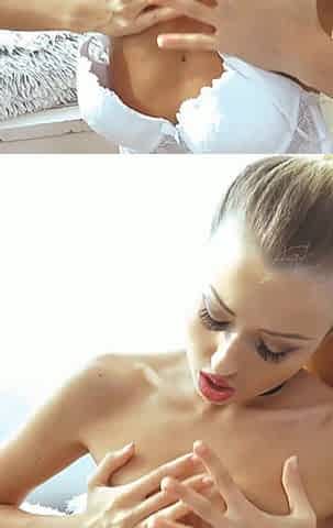 European Babelicious Young Beauty Empera with Small Tits, Fair Hair Nad Blond Eyes Tastes Her New Toy