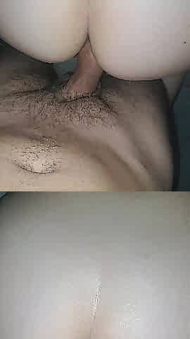 constricted booty and I cum