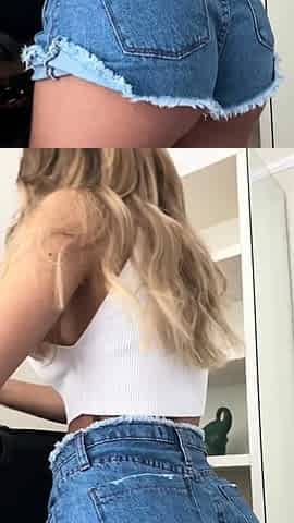 Blonde teen amateur teasing solo