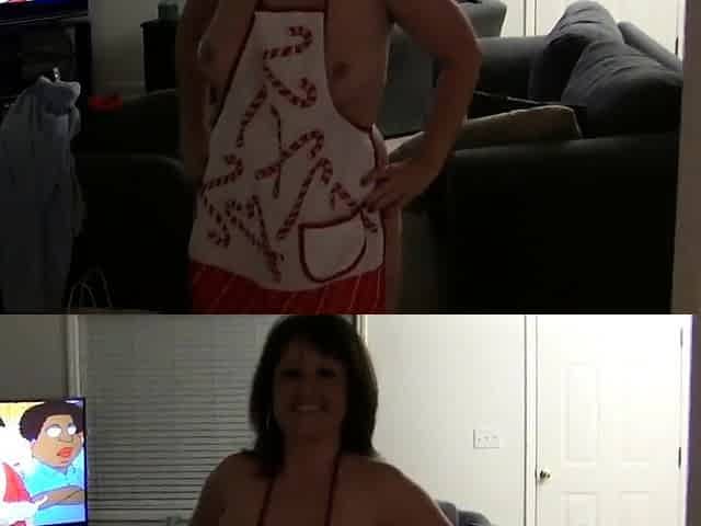 Christmas Dinner with Busty Amateur Girl