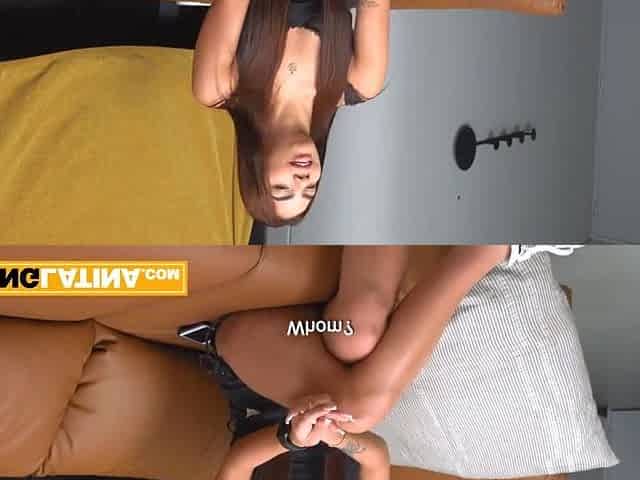 Outstanding Latina drank giant weenie and chick enjoyed coarse screwing