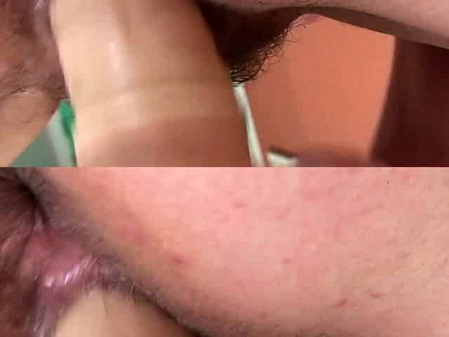 Close up pussy and ass get toyed