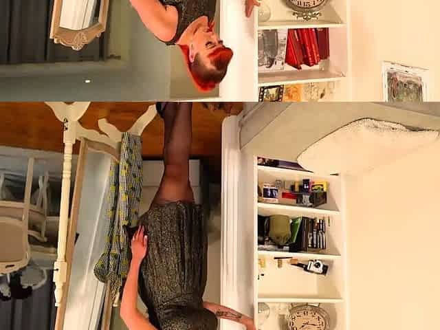 Stockings mature voyeur seduces incel