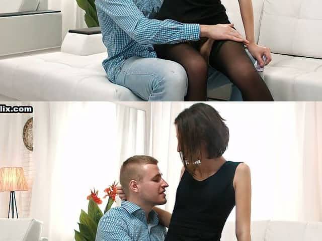 Vivid emotional GF Liona Bee gets drilled missionary and analfucked doggy