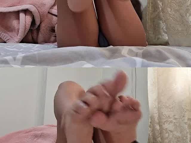 Crossed Soles Zoom in