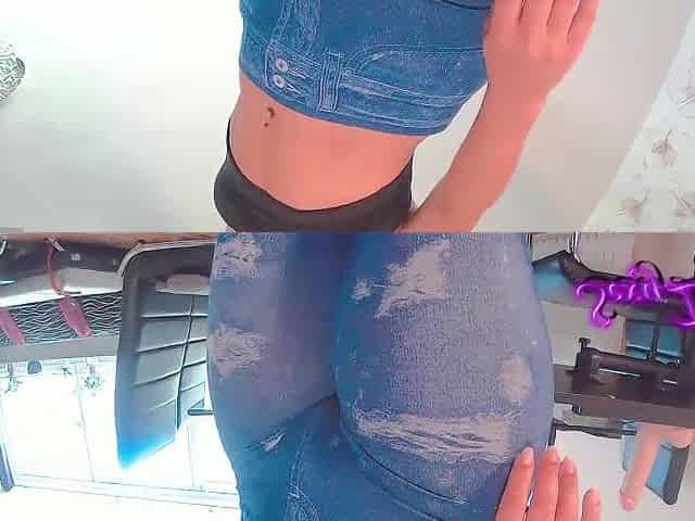 My Huge PAWG Booty in Taut Blue Jeans Tease