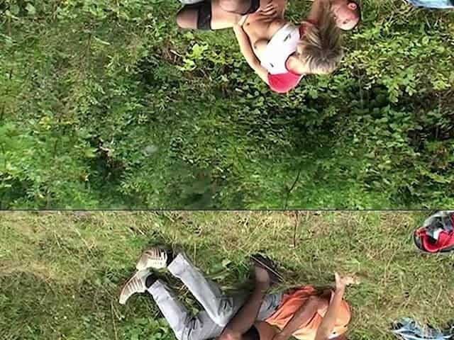Horny Latina Deepthroats in Park Grass and Gets Her Pussy Hardcore Hammered!