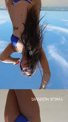 Beach Sexy Flashing in Mini Bikini - Outdoor Fun