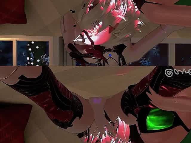 2 FUTANARI HAVE SEX FOR ONE HOTTY FOR CHRISTMAS ON VRCHAT !