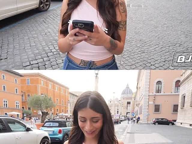BJRAW Shy Silvia Soprano gets a facial