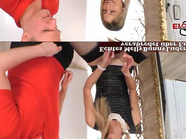 German tall slender tiny golden-haired mother i'd like to fuck get creampie at mirror
