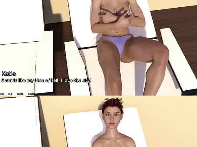 Where The Heart Is Naughty Half Naked Girl By The Pool Ep35