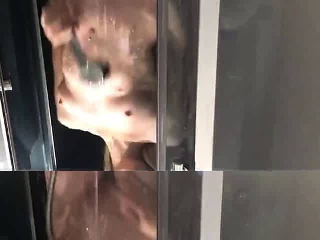 Horny Blonde Teen Masturbates Her Wet Pussy After a Shower