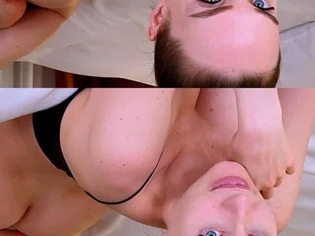 Hungry brunette solo masturbation