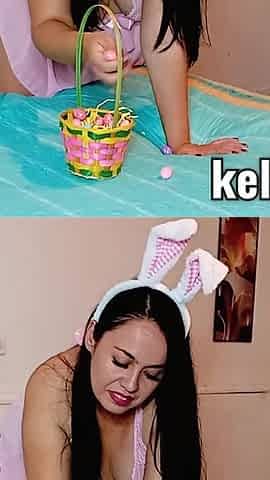Big Ass Stepmother Dressed as an Easter Bunny Comes in to Leave You Hot Eggs in Bed