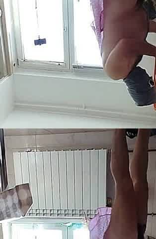 Amateur Couple Having Fun in the Kitchen.