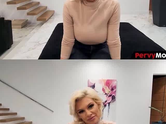 Bimbo Step Mother Goes Her Step Son's Abode for Lustring his Rod