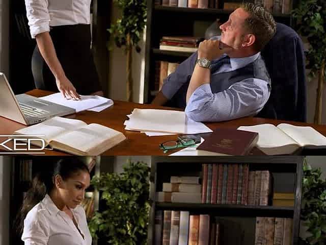 Hawt Latin babe Secretary Vicki Pursue Gets Banged By Her Boss