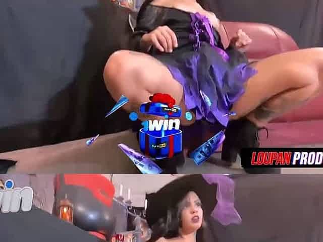 Pornstar blows for Halloween in Loupan Productions' best XXX porn!