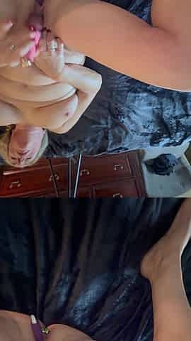 Braids and Pigtails Wife Plays with Toys in All Holes