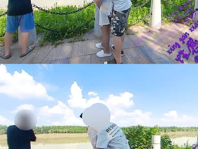 Elusive wife seduces two others in chaotic public thrust